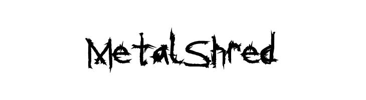MetalShred  Free Fonts Download