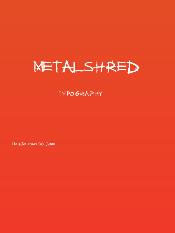 MetalShred Poster
