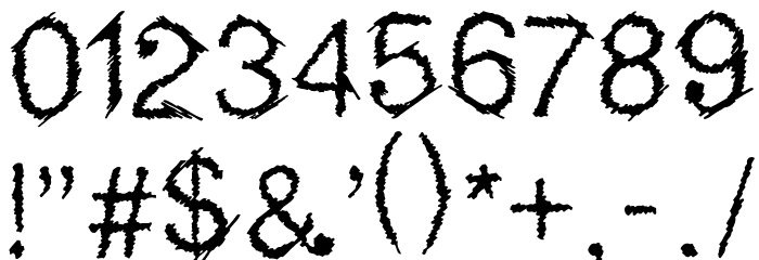 MetalSketchveticaRegular Font OTHER CHARS
