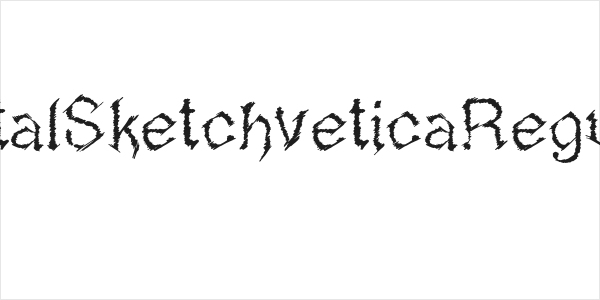 MetalSketchveticaRegular Logo