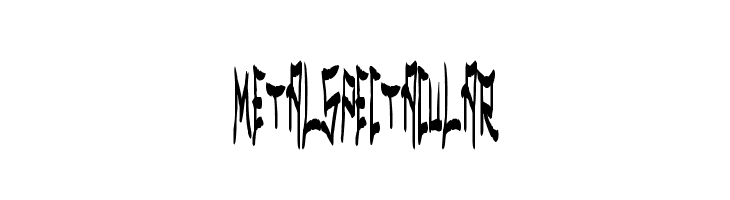 MetalSpectacular  Frei Schriftart Herunterladen