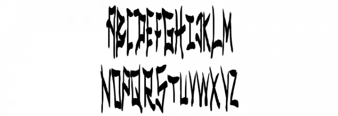 MetalSpectacular फ़ॉन्ट लोअरकेस