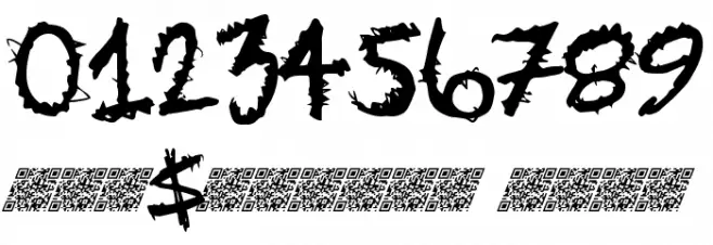 MetalWitch Font OTHER CHARS