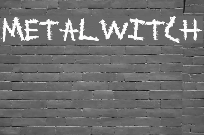 MetalWitch Font examples