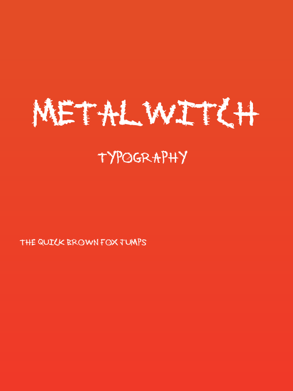 MetalWitch Poster