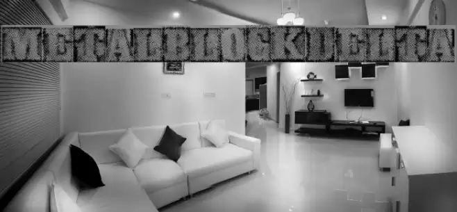 MetalblockDelta Font examples