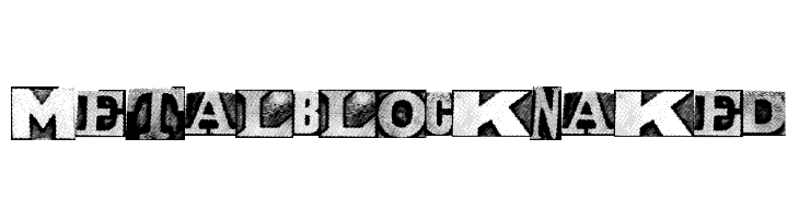 MetalblockNaked  नि: शुल्क फ़ॉन्ट्स डाउनलोड