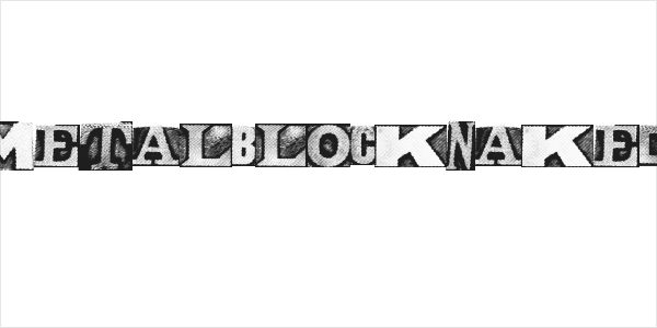 MetalblockNaked Logo