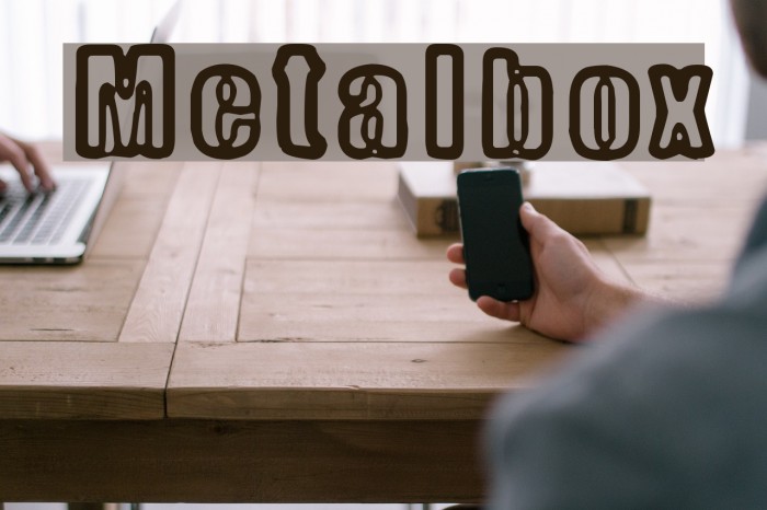 Metalbox Font examples