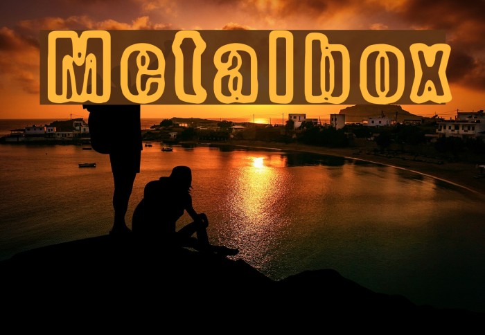 Metalbox Font examples