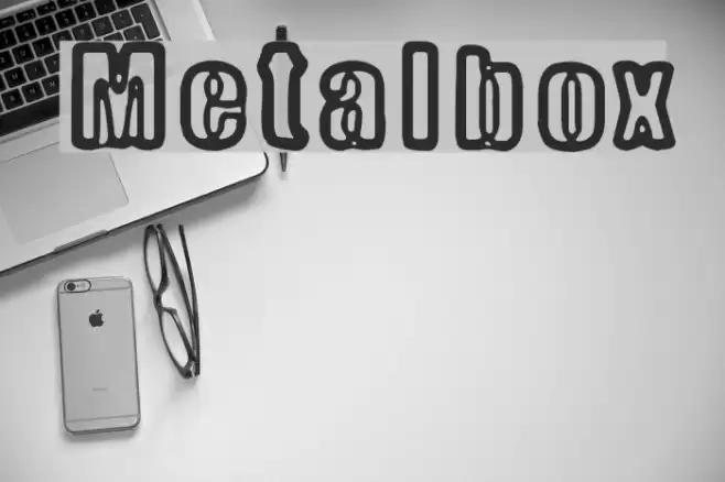 Metalbox Font examples