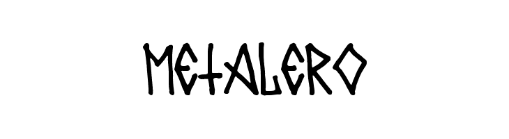 Metalero80  font caratteri gratis