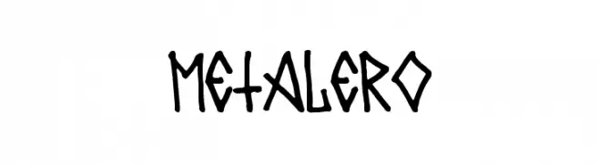 Metalero80  Frei Schriftart Herunterladen