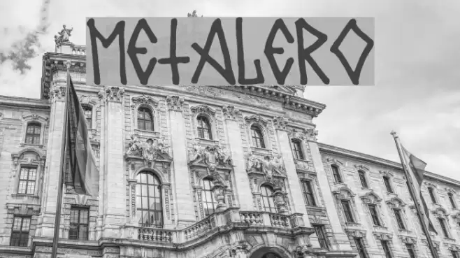 Metalero80 Font examples