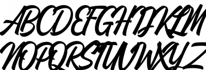 Metalia Schriftart Groß