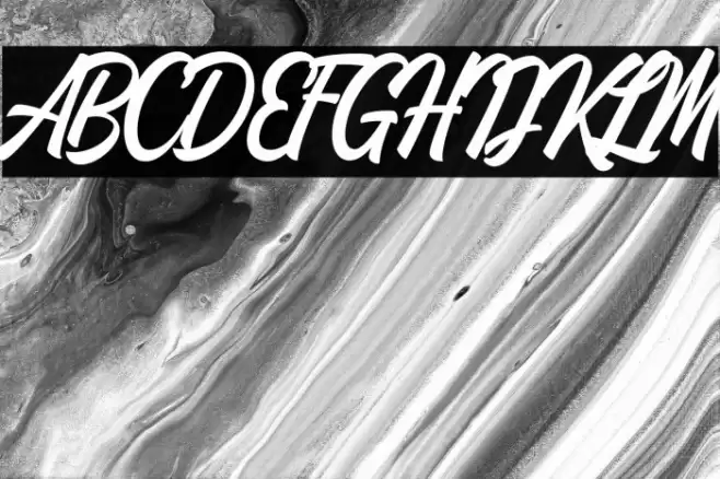 Metalia Font examples