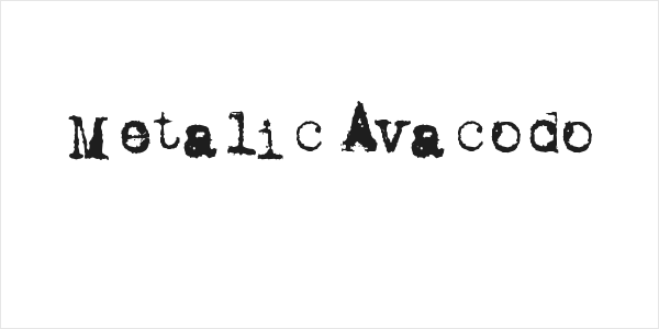 Metalic Avacodo Logo