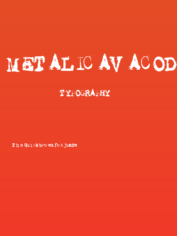 Metalic Avacodo Poster