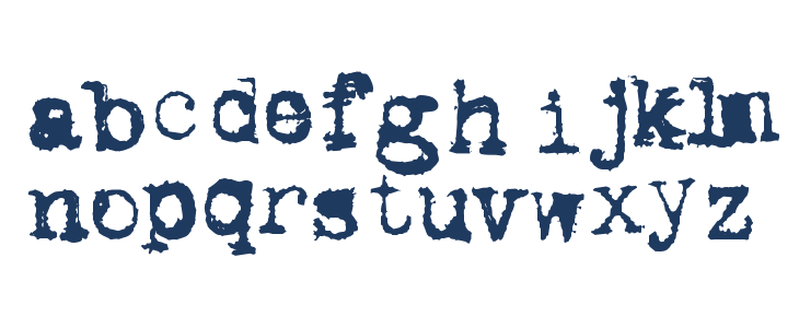 Metalic Avacodo Lowercase