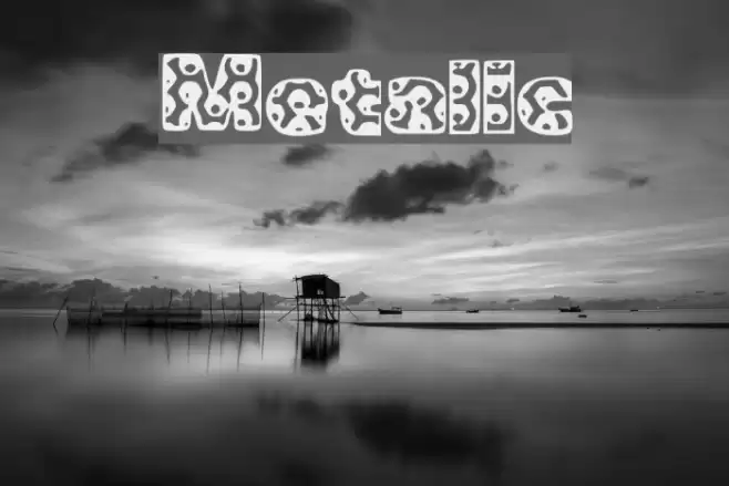 Metalic Font examples