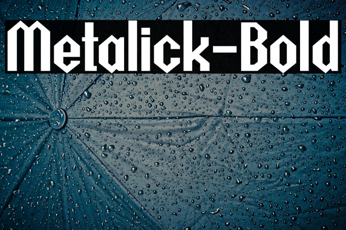Metalick-Bold Example 1