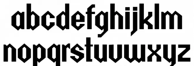 Metalick-Bold フォント 小文字