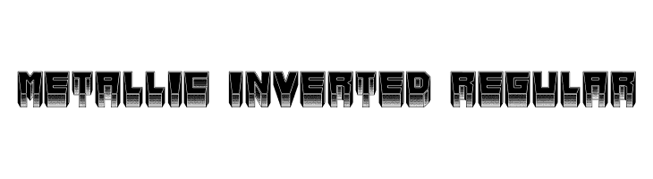 Metallic Inverted Regular  免费字体下载