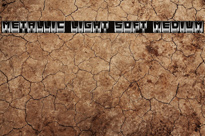 Metallic Light Soft Medium Font examples