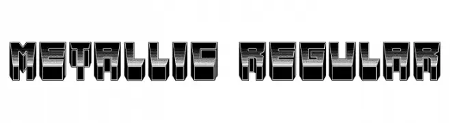 Metallic Regular  Descarca Fonturi Gratis
