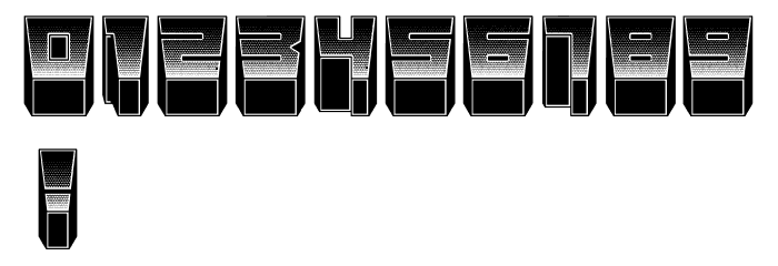 Metallic Regular Font OTHER CHARS