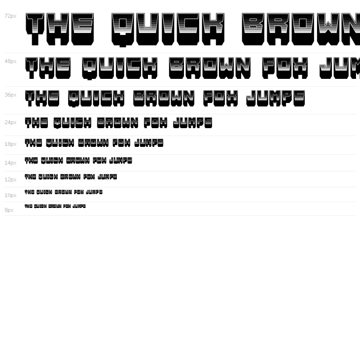 Metallic Shadow Regular Waterfall