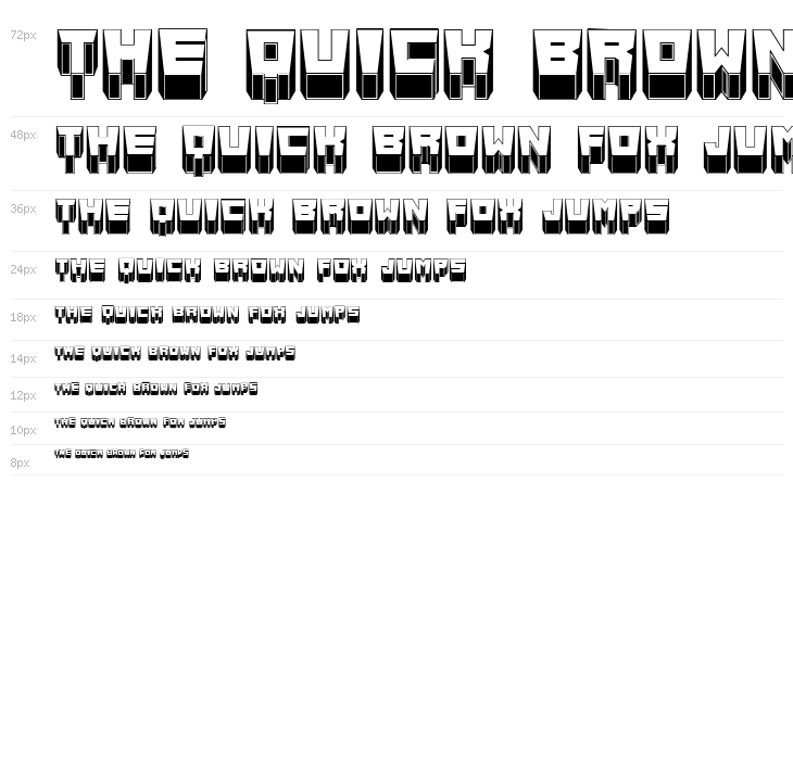 Metallic Sharp Regular Waterfall