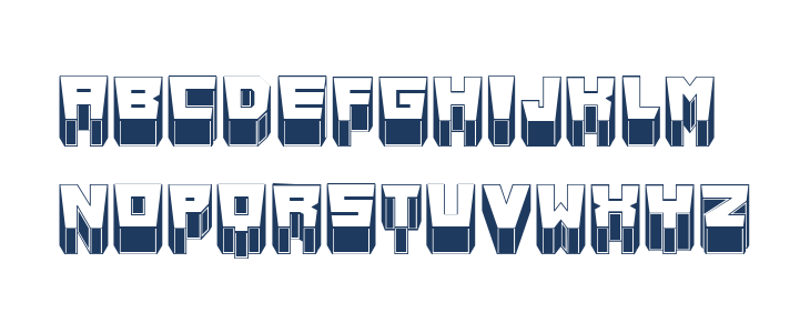 Metallic Sharp Regular Lowercase