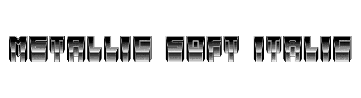 Metallic Soft Italic  les polices de caractères gratuit tlcharger