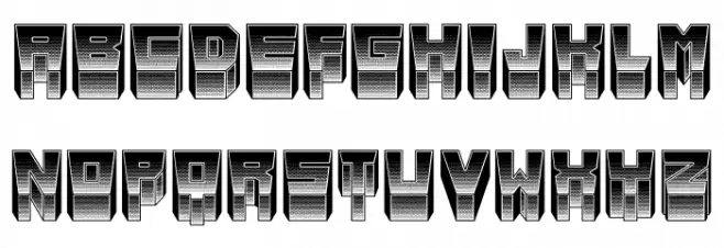 Metallic Soft Italic Шрифта ВЕРХНИЙ
