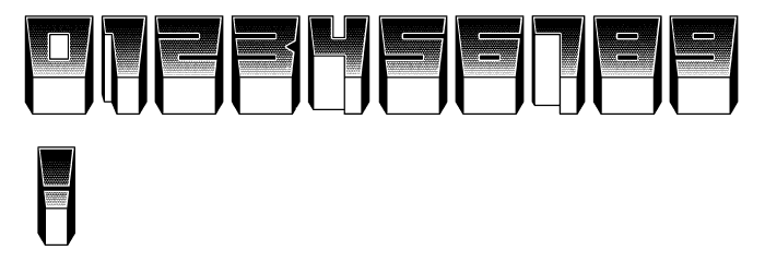 Metallic Soft Light Regular Font OTHER CHARS