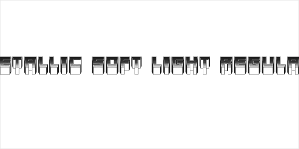Metallic Soft Light Regular Logo