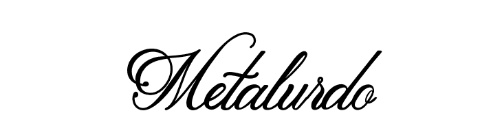 Metalurdo  Скачать бесплатные шрифты