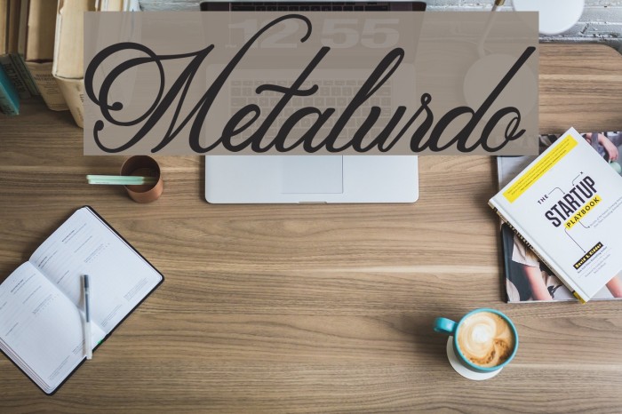 Metalurdo Font examples