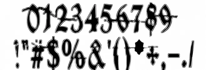 Metamorphose Requiem Font OTHER CHARS