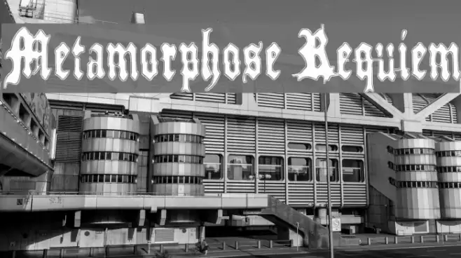 Metamorphose Requiem Font examples