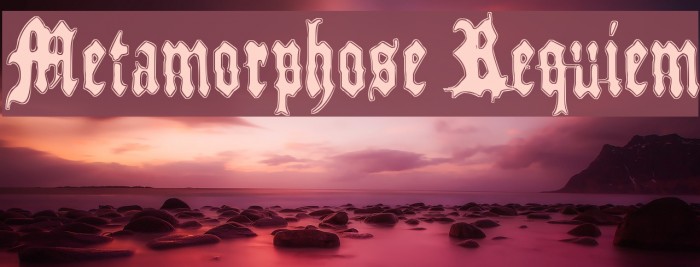 Metamorphose Requiem Example 1