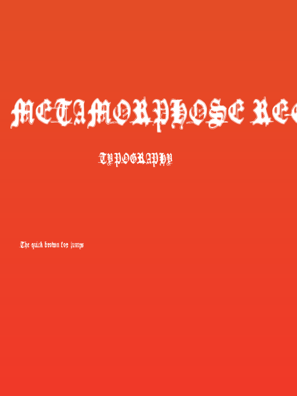 Metamorphose Requiem Poster