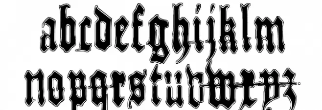 Metamorphose Requiem 字体 小写