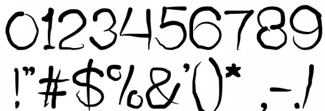 Metamorphosys Font OTHER CHARS