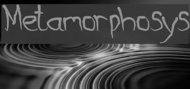 Metamorphosys Font examples