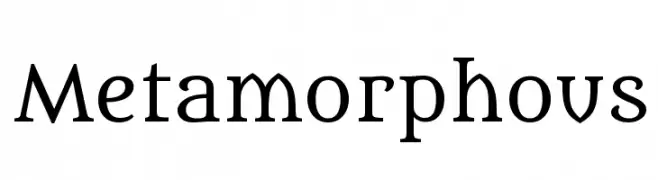 Metamorphous  baixar fontes gratis