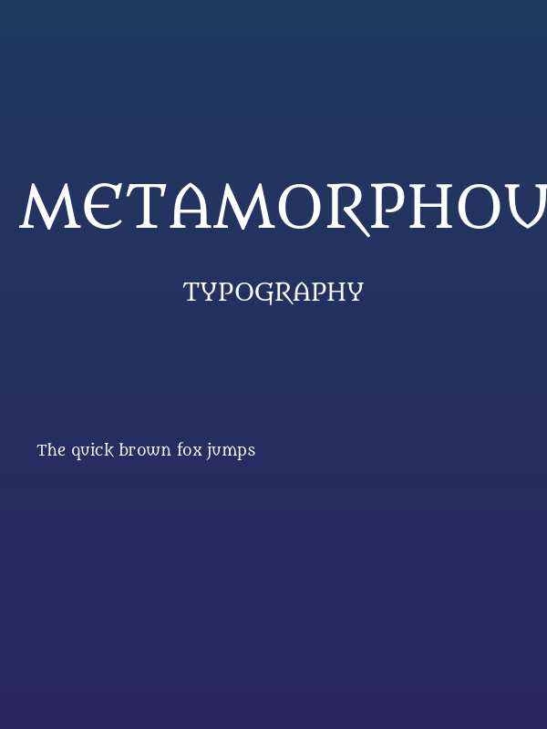 Metamorphous1 Poster
