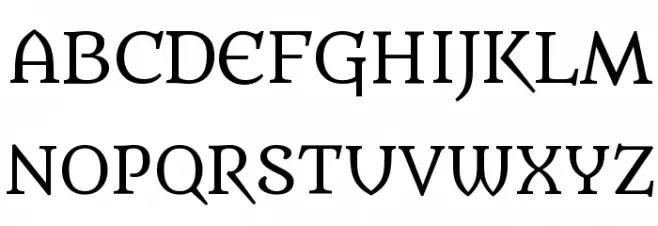 Metamorphous フォント 大文字