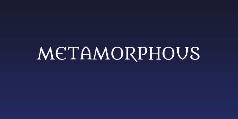 Metamorphous Social Header